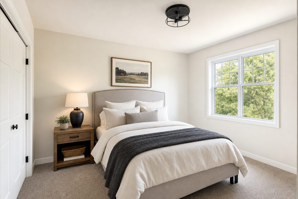 Bedroom 2 (AI-generated sample)